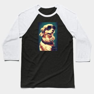 Vintage golden retriever portrait Baseball T-Shirt